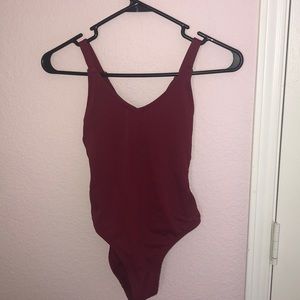 One piece bathing suit
